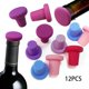 thumbnail image 4 of Gadgets de tapón sellado Tapón de botella Sellador de botella de ahorro de champán 12x Tapón de sellador de sílice para BLESIY Tapón de botella de vino, 4 of 8