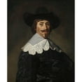 thumbnail image 3 of Dirck Dircksz. van Santvoort 20x23 Black Modern Framed Museum Art Print Titled - Frederik Dircksz Alewijn (1603-65). Alderman and Councilor of Amsterdam (1640), 3 of 5