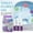 Purple, variant on Toilet Cleaner Gel Stamp - Scented Cleaning for Toilet Bowl - 1PC Kit with Air and Cleaning Action