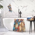 thumbnail image 6 of Coolnut Bird Hummingbird Towels Highly Absorbent Cotton Towels Set of 2, Premium Spa & Hotel Quality Quick Dry Towel Set 54 x 27 Inches Washcloth Gift, 6 of 7