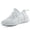 White, variant on Men's LED Light Up Sneakers with - Rechargeable Power, Streetwear & Parties - Summer/Spring/Fall Casual Wear (, Sole) Low-Voltage Glowing Shoes Suitable for Night