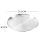 thumbnail image 2 of Seafood Plate Set Double Stainless Steel Snack Plate Afternoon Tea Cake, 2 of 5