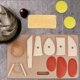 thumbnail image 5 of Kit de 17 piezas para manualidades con arcilla y cerámica, tabla portátil para amasar arcilla de 40 x 25 cm con tapete de madera MDF integrado, suministros para modelado y arte en cerámica., 5 of 7