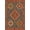 Brown, Pattern 11, variant on ODIKA 4'x6' Pastel Floral Palette Blossom Washable Area Rug Elegant Springtime Motif with Vibrant Petal Design Non-Slip, Chair-Friendly, Flatwoven for Home Office, Under Desk