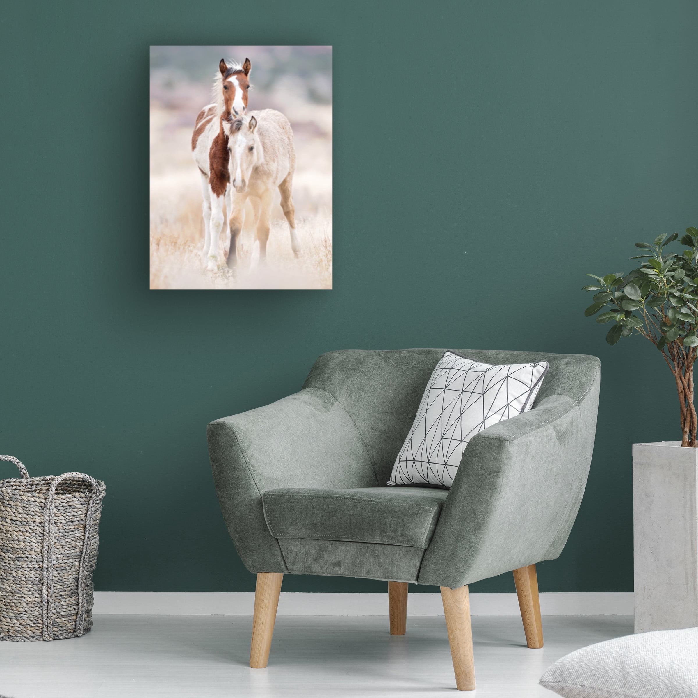PHBurchett 'Collection of Horses X' Canvas Art
