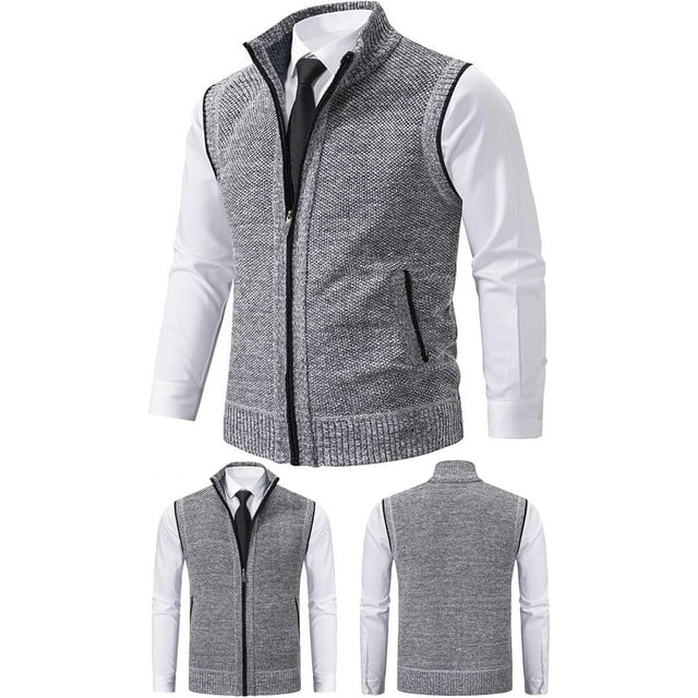 Chaleco De Lana Para Hombre |Trabajo |Diario |Ocio,Chaleco De Lana Para Hombre,Chaleco De Trabajo De Oficina De Lana Para Hombre Crazyyours,Chalecos De Ropa Exterior Para Hombre