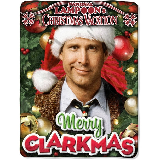 Christmas Vacation "Merry Clarkmas" Micro Raschel Throw Blanket
