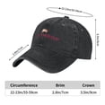 thumbnail image 6 of Winthrop A University Hat Adult Adjustable Classic Washed Casquette Cap Hat Baseball Cap, 6 of 8