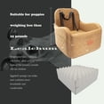 thumbnail image 2 of Asiento de coche Dog Booster Lealchum, ultrasuave, espuma viscoelástica, café, 2 of 6