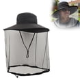 thumbnail image 2 of Mosquito Repellent Sun Hat with Net - Black - Durable UV Protection Bucket Hat for Hiking, Fishing & Camping (56-60cm), 2 of 4