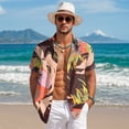 thumbnail image 7 of UAYOTSE Mens Button Down Short Sleeve Shirts Summer Beach Vacation Untucked Casual Tops Shirt,Sizes 5XL, 7 of 7
