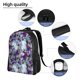 thumbnail image 5 of Fotbe Purple Marble Texture Mochila de Viaje para Laptop, Mochila Ejecutiva Delgada y Resistente 15.6", 5 of 8