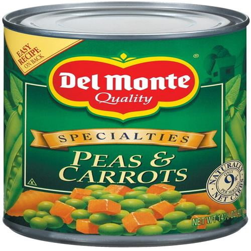 Del Monte Peas & Carrots, 14.5 Oz - Pack of 2