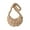 Khaki, variant on Versatile Bag Fashion Bag Large Capacity Pleated Cloud Shoulder Bags for Women Girl Solid Color Armpit Bag Ruched Design