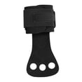 thumbnail image 4 of Correas de muñeca para levantamiento de pesas, 3 agujeros, agarres de mano para levantamiento de pesas, fitness y culturismo Negro, 4 of 8