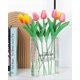 thumbnail image 1 of unique Book Vase for Flowers, Tulip Vase, Clear Book Vase, Acrylic Book Vase, Transparent Book Shape Flower Vase, Book Lovers Gifts, 1 of 5