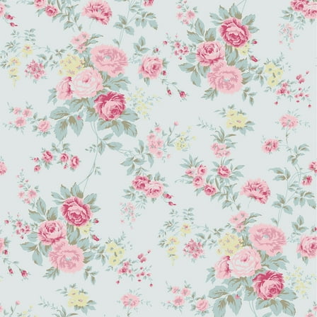 Rachel Ashwell Wild Flower Blue Wallpaper