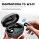 thumbnail image 3 of Auriculares de control táctil inteligente compatibles con Bluetooth auriculares IPX5 IPX5 Impermeable Pantalla de energía Earbudos deportivos Suministros Blanco Inevent EL014536-02B, 3 of 7