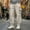 Army Green, variant on GUZOM Men's Loose Fit Polyester Cargo Pants Army Green Size XL Wrinkle-Resistant for Casual Use