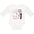 thumbnail image 3 of Inktastic Somebunny is One First Birthday Bunny Boys or Girls Long Sleeve Baby Bodysuit, 3 of 5