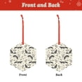 thumbnail image 2 of Hirioo Vintage Moon Fox for Acrylic Christmas Pendant Hanging Christmas Tree Ornaments, Car, Home, Office Gift Decor-Hexagon, 2 of 7