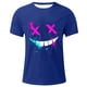 thumbnail image 4 of Camisetas de Cuello de la Tripulación de los Hombres de Poliéster Impreso en Seco Rápido, Cuello Redondo de Corte 3D para Gimnasio, Carrera, Ciclismo Y Ocasional, 4 of 4
