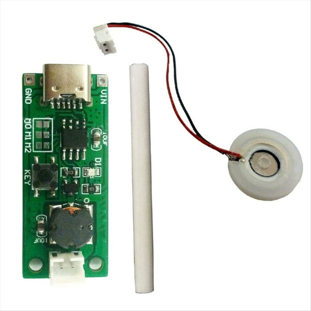 Mini Humidificador USB Kit de Bricolaje DC 3,7-5,5 V Mini Humidificador Tipo C Kit de Bricolaje 330 MA Humidificador de Aire Ultrasónico para el Hogar