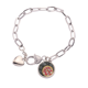 thumbnail image 1 of ITALIA patron de aduanas dieta residente Pulsera de cadena de corazón joyería encanto moda, 1 of 3