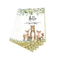 thumbnail image 5 of Woodland Animals Baby Shower Paper,Baby Disposable Luncheon Dinner Party Napkins,Animal Pattern Shine Control Mattifying Sheets for Oily Skin Makeup Friendly Portable 100g, 5 of 5