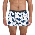 thumbnail image 1 of Balery Cute Cartoon Dinosaurs Calzoncillos bóxer para hombre, ropa interior de algodón suave y transpirable con cinturilla de nailon-Medium, 1 of 5