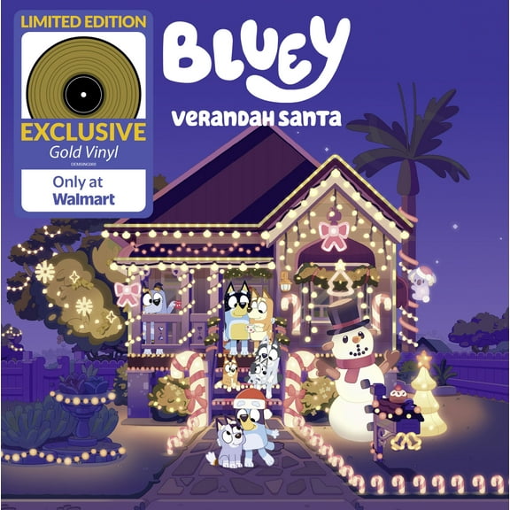 Bluey - Verandah Santa - Walmart Exclusive Gold Colored Vinyl - Kids & Family [7-Inch] [Exclusive]