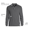 thumbnail image 4 of Lands' End Men's Long Sleeve American-Grown Supima Cotton Polo Shirt, 4 of 5