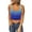 Dark Blue, variant on Vedolay Womens Tank Tops Summer Women Deep V Neck Sleeveless T Shirt Slim Crop Top Side Zip Casual Tank Tops,Sky Blue XL