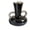 Black, variant on Elegant Black & White Vases - Silver Beaded Handles for Luxury Home Decor