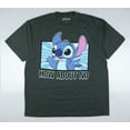 thumbnail image 5 of Disney Stitch T-Shirt Men's How About No Blue Alien Adult Tee, 5 of 5