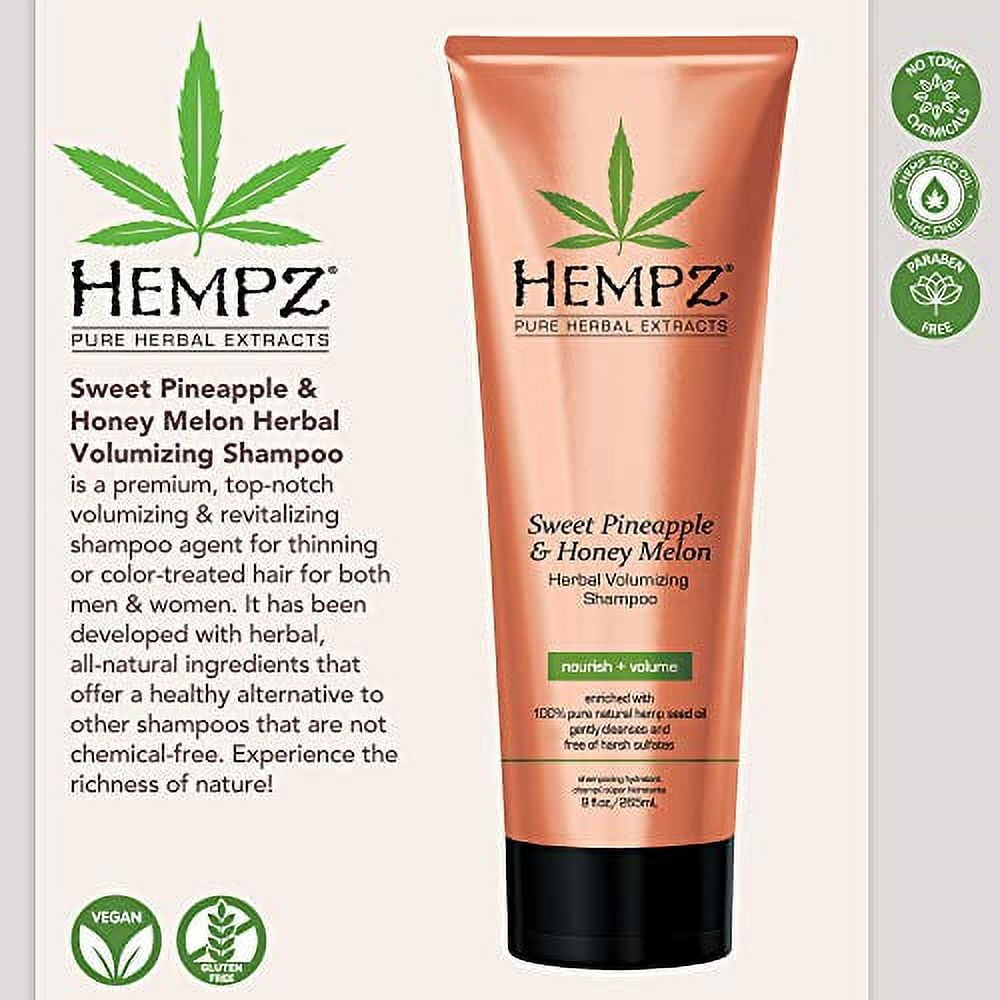 Hempz Sweet Pineapple & Honey Melon Herbal Volumizing Shampoo 9oz