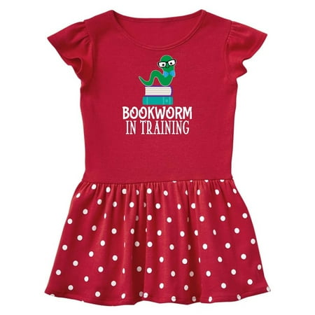 

Inktastic Future Bookworm in Training Reading Gift Gift Toddler Girl Dress