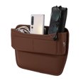 thumbnail image 1 of Organizador de Relleno de Espacio para Asiento de Auto Unique Bargains Universal con Ranuras para Tarjetas, Accesorios de Almacenamiento para Asientos de Auto, Cuero, Marrón, 1 of 6