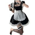 thumbnail image 1 of Disfraz de mucama para mujer, ropa de cosplay, vestido de manga corta, ropa de cosplay, vestido de poliéster para mujer, 1 of 7