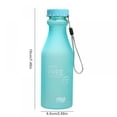 thumbnail image 4 of Juice Bottles with Caps for Juicing & Smoothies, Reusable Clear Empty Plastic Bottles with Caps, 550ml Drink Containers for Mini Fridge, Juicer Shots, Small Water Bottles Bulk, 4 of 7