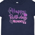 thumbnail image 4 of Inktastic Purple Happy Birthday Mommy Boys or Girls Baby T-Shirt, 4 of 5