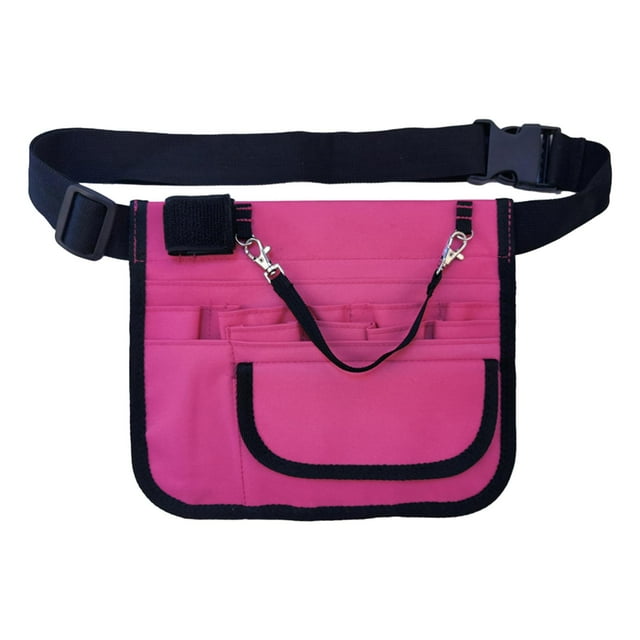 Xuanheng Nurse Waist Bag Adjustable Polyester Tool Case for Tool Hospital Accessories Pink