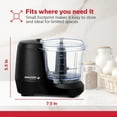 thumbnail image 4 of Holstein Housewares 1.5 Cup Electric Mini Food Chopper, One Touch Pulse, 100W Motor, Stainless Steel Blades, 4 of 9