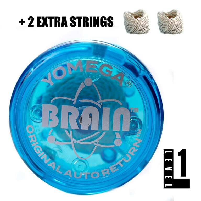 Yomega - The Original Yoyo with The Brain - Includes Auto Return Technology- Beginner Level One String Trick Yo Yo + Extra 2 Strings & 3 Month Yomega - The Original Yoyo with The Brain - Includes Auto Return Technology- Beginner Level One String Trick Yo Yo + Extra 2 Strings & 3 Month