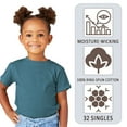 thumbnail image 5 of BELLA + CANVAS Toddler Jersey Short Sleeve T-Shirts Craft and DIY Cotton Tee (Black, 3T), 5 of 7