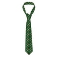 thumbnail image 1 of Balery green Christmas Element Corbata Clásica de Seda para Hombre, Corbata Tejida Jacquard, Corbatas Formales para Negocios y Bodas, 1 of 7