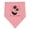 Mauve and Natural, variant on Inktastic I'm a Wish Come True Dandelion in Black Baby Bandana Bib