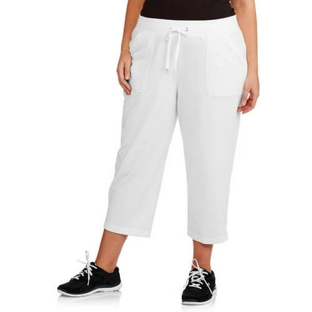 White Stag Women's Plus-Size Basic Capri Pants - Walmart.com