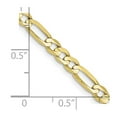 thumbnail image 5 of 10K Yellow Gold 4mm Light Figaro Chain, 5 of 6