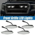 thumbnail image 2 of Unique Bargains 1 Set Grill LED Light Front Grille Lights Fit for Toyota 4Runner TRD Pro 2014-2023 White Light,Clear, 2 of 7